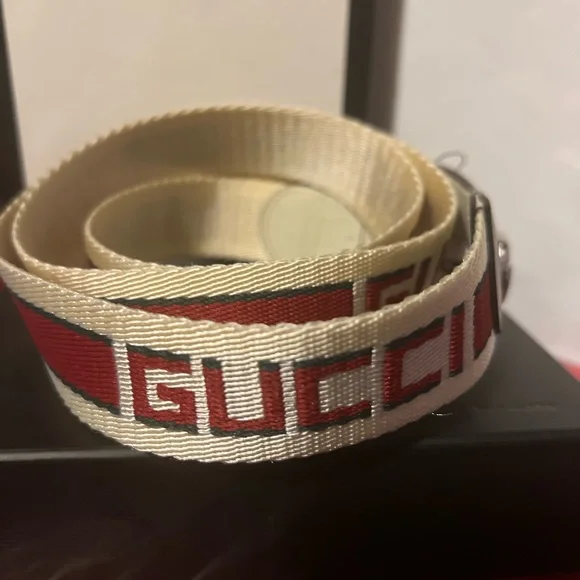 Gucci Belt Size 105.42 2GucciNWTBlackLeatherElasticSt  main image 4
